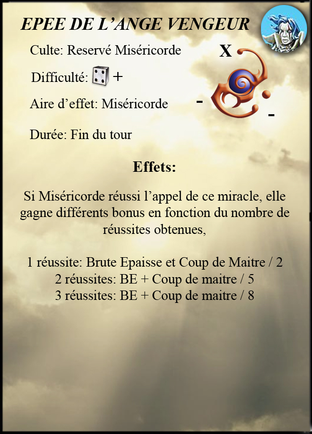 Épée de l'Ange Vengeur